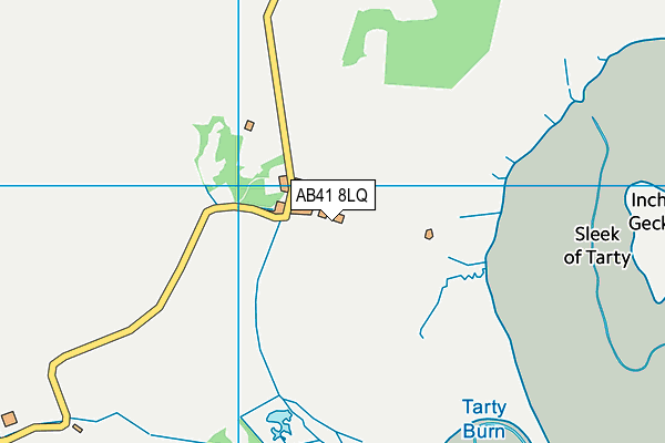AB41 8LQ map - OS VectorMap District (Ordnance Survey)