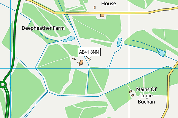 AB41 8NN map - OS VectorMap District (Ordnance Survey)