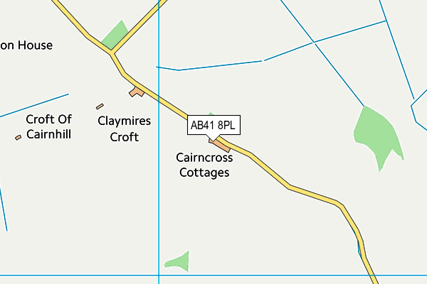 AB41 8PL map - OS VectorMap District (Ordnance Survey)