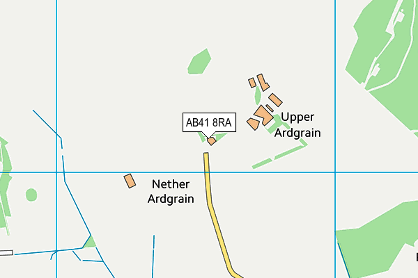 AB41 8RA map - OS VectorMap District (Ordnance Survey)