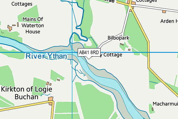 AB41 8RD map - OS VectorMap District (Ordnance Survey)