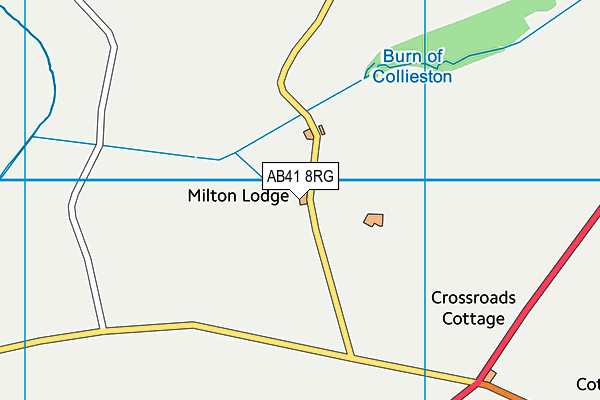 AB41 8RG map - OS VectorMap District (Ordnance Survey)