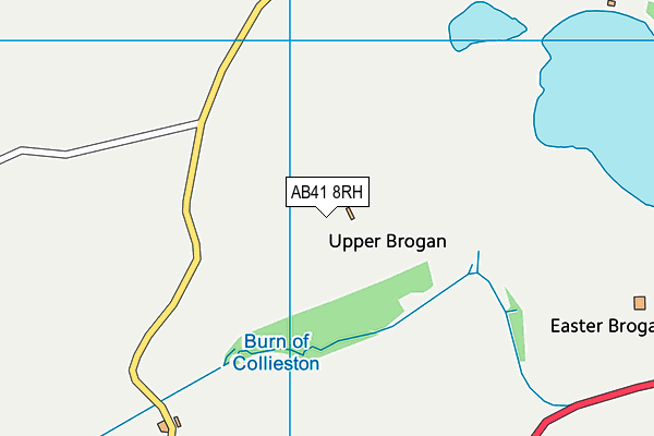 AB41 8RH map - OS VectorMap District (Ordnance Survey)