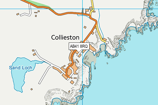 AB41 8RQ map - OS VectorMap District (Ordnance Survey)