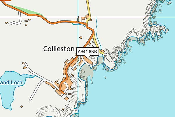 AB41 8RR map - OS VectorMap District (Ordnance Survey)