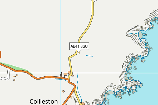 AB41 8SU map - OS VectorMap District (Ordnance Survey)