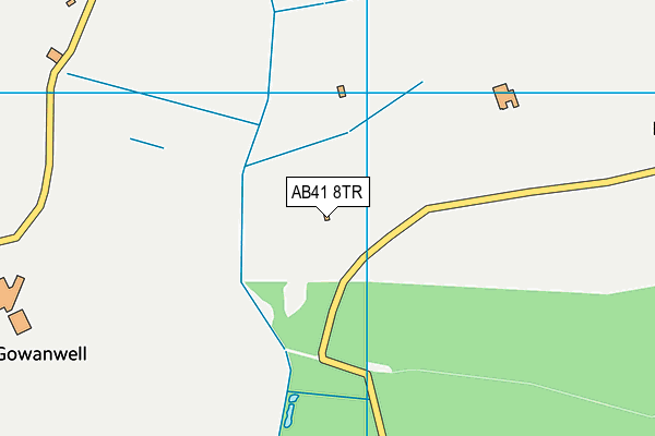 AB41 8TR map - OS VectorMap District (Ordnance Survey)