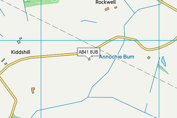 AB41 8UB map - OS VectorMap District (Ordnance Survey)