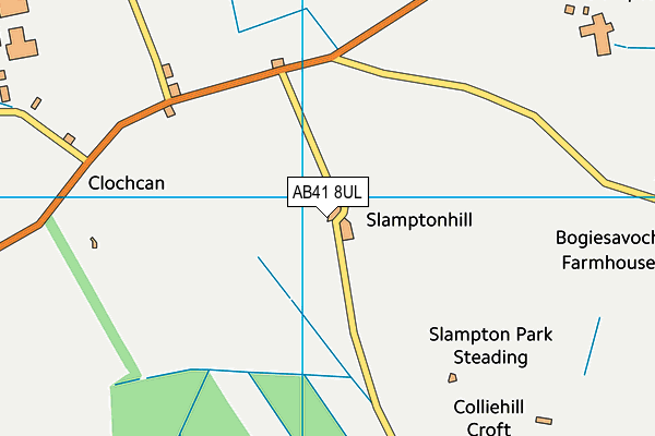 AB41 8UL map - OS VectorMap District (Ordnance Survey)