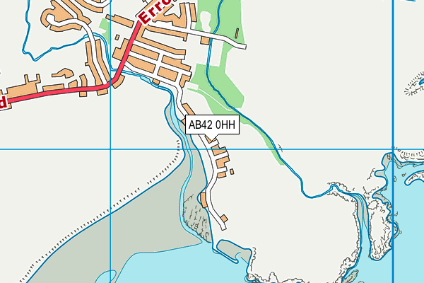 AB42 0HH map - OS VectorMap District (Ordnance Survey)