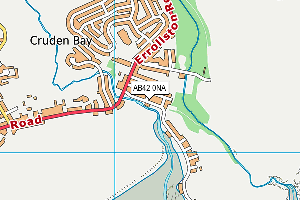 Map of CRUDEN BAY TRAINING LIMITED at district scale