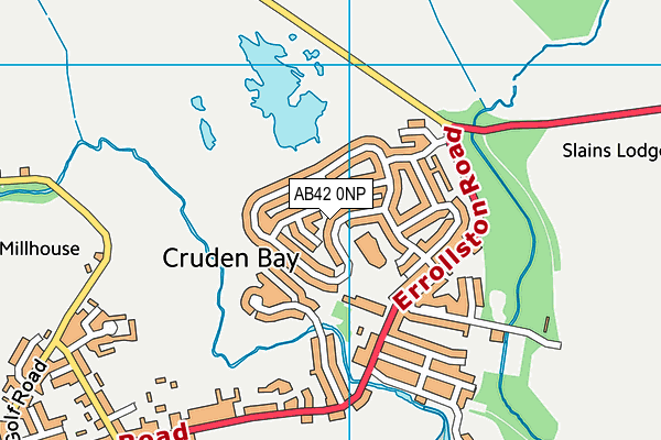 Map of CRUDEN BAY PLASTERING LTD. at district scale