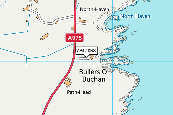 AB42 0NS map - OS VectorMap District (Ordnance Survey)