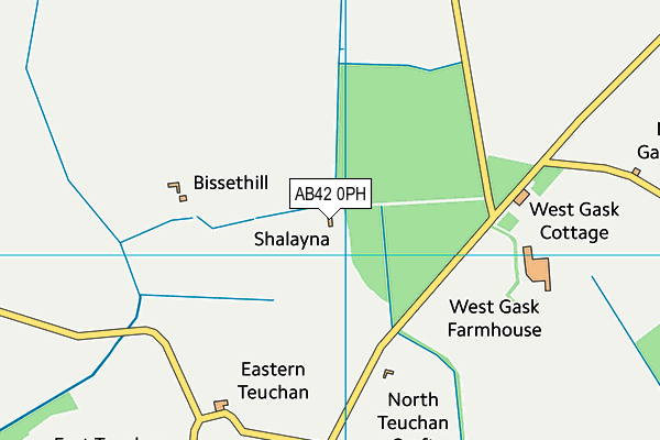 AB42 0PH map - OS VectorMap District (Ordnance Survey)