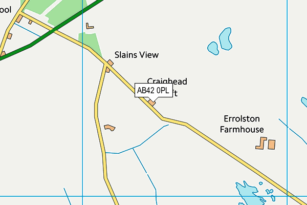 AB42 0PL map - OS VectorMap District (Ordnance Survey)