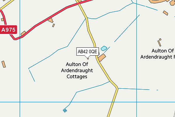 AB42 0QE map - OS VectorMap District (Ordnance Survey)