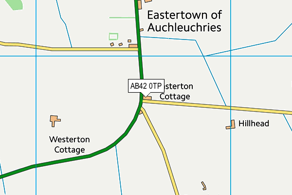 AB42 0TP map - OS VectorMap District (Ordnance Survey)