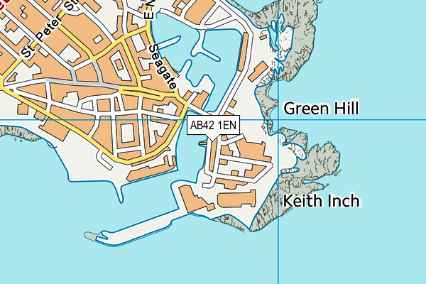 AB42 1EN map - OS VectorMap District (Ordnance Survey)