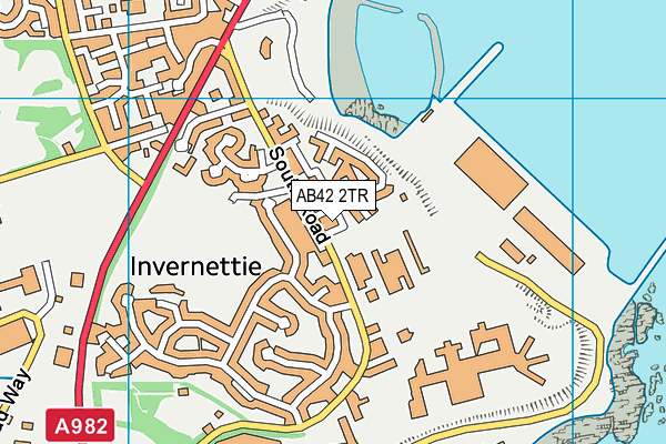 AB42 2TR map - OS VectorMap District (Ordnance Survey)