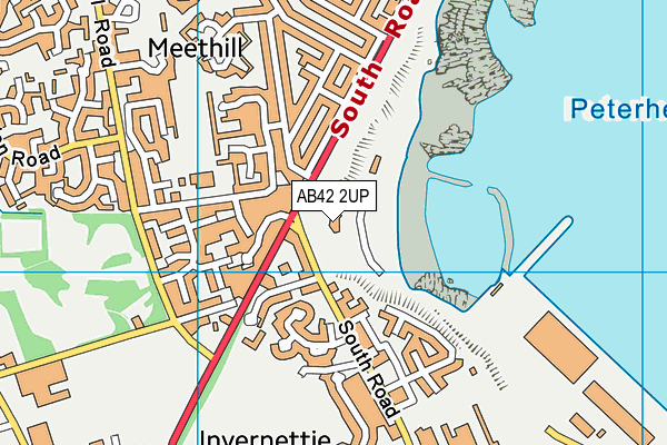 AB42 2UP map - OS VectorMap District (Ordnance Survey)