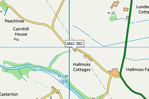 AB42 3BQ map - OS VectorMap District (Ordnance Survey)