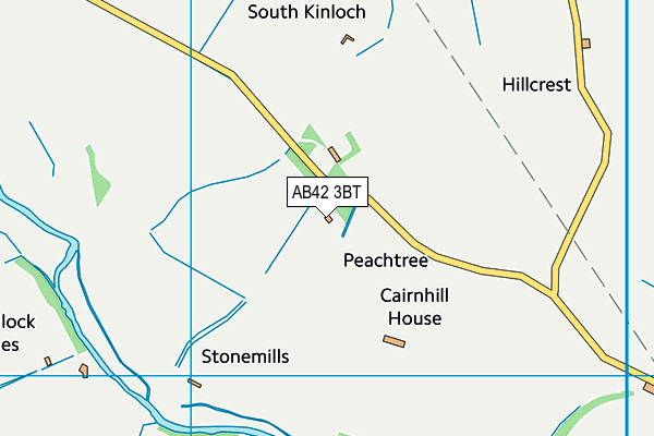 AB42 3BT map - OS VectorMap District (Ordnance Survey)