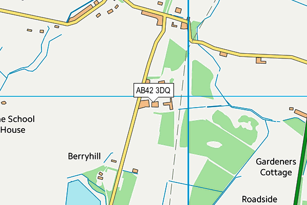 AB42 3DQ map - OS VectorMap District (Ordnance Survey)