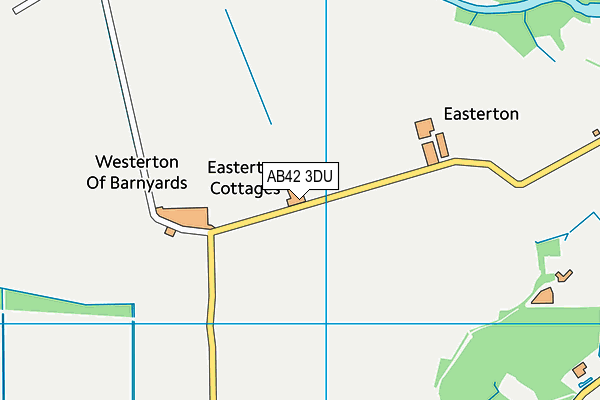 AB42 3DU map - OS VectorMap District (Ordnance Survey)