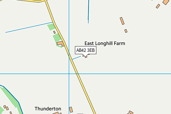 AB42 3EB map - OS VectorMap District (Ordnance Survey)