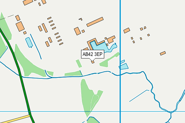 AB42 3EP map - OS VectorMap District (Ordnance Survey)