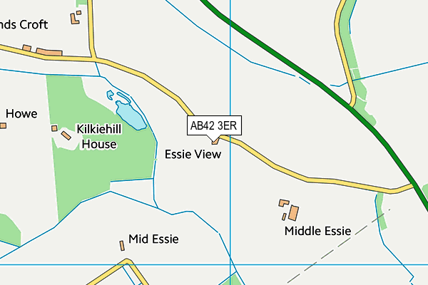 AB42 3ER map - OS VectorMap District (Ordnance Survey)