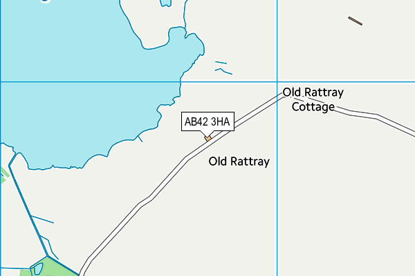 AB42 3HA map - OS VectorMap District (Ordnance Survey)