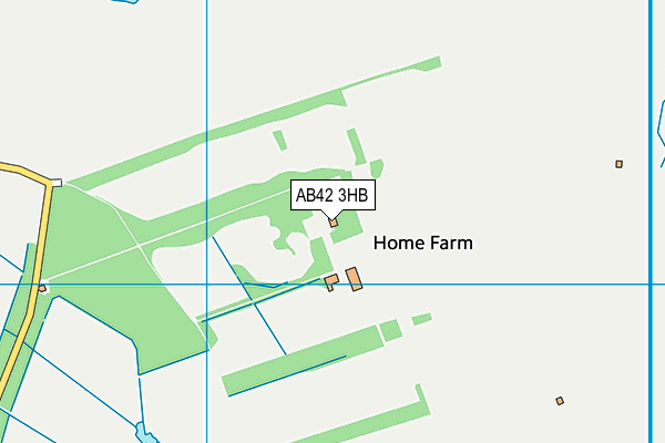 AB42 3HB map - OS VectorMap District (Ordnance Survey)