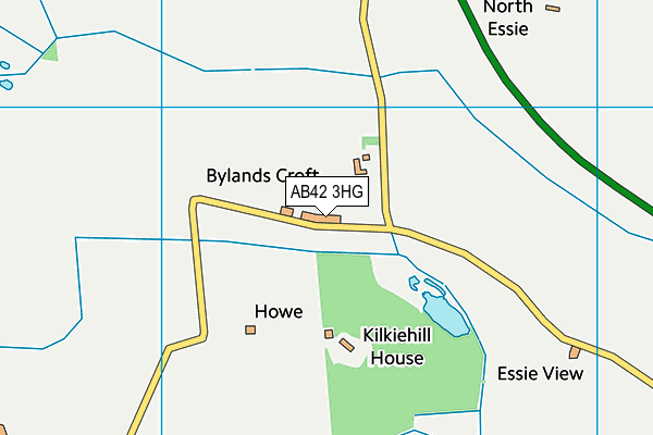 AB42 3HG map - OS VectorMap District (Ordnance Survey)