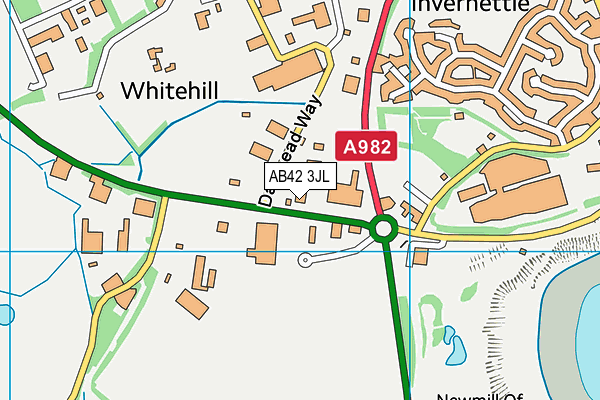 AB42 3JL map - OS VectorMap District (Ordnance Survey)