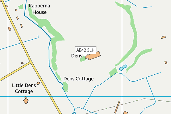 AB42 3LH map - OS VectorMap District (Ordnance Survey)