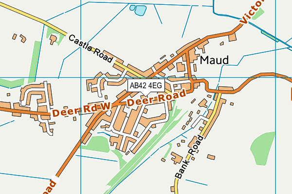 AB42 4EG map - OS VectorMap District (Ordnance Survey)