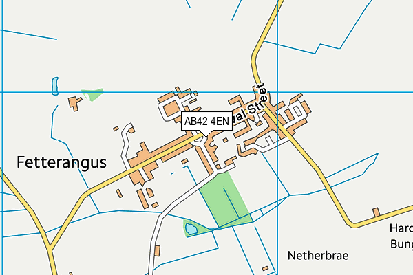 AB42 4EN map - OS VectorMap District (Ordnance Survey)