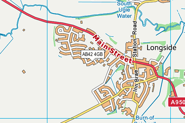 AB42 4GB map - OS VectorMap District (Ordnance Survey)