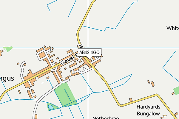 AB42 4GQ map - OS VectorMap District (Ordnance Survey)