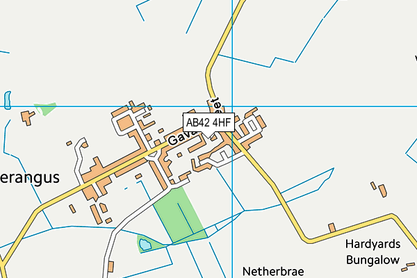 AB42 4HF map - OS VectorMap District (Ordnance Survey)