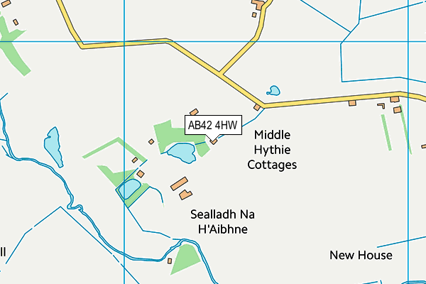 AB42 4HW map - OS VectorMap District (Ordnance Survey)