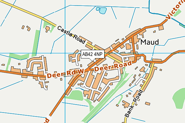 AB42 4NP map - OS VectorMap District (Ordnance Survey)