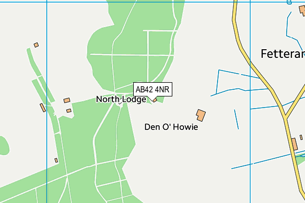 AB42 4NR map - OS VectorMap District (Ordnance Survey)