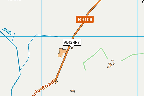 AB42 4NY map - OS VectorMap District (Ordnance Survey)