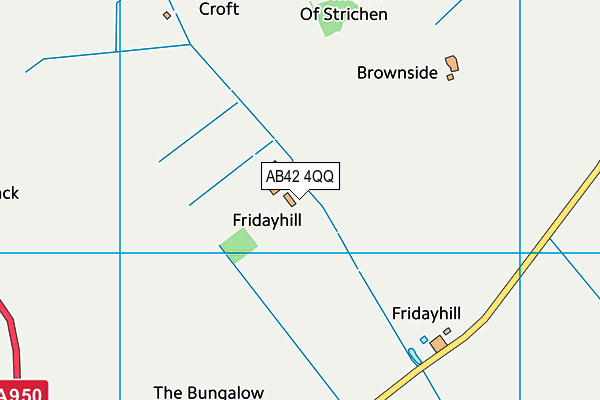 AB42 4QQ map - OS VectorMap District (Ordnance Survey)