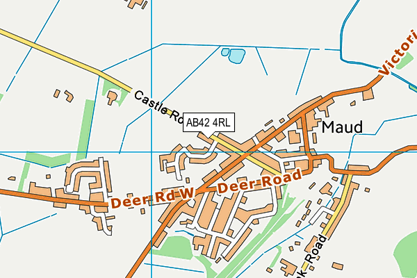 AB42 4RL map - OS VectorMap District (Ordnance Survey)