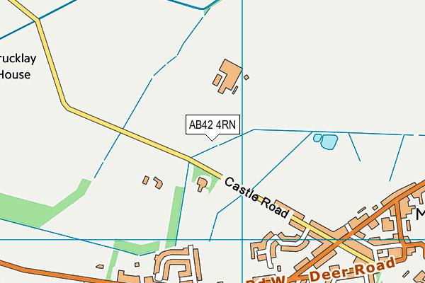 AB42 4RN map - OS VectorMap District (Ordnance Survey)