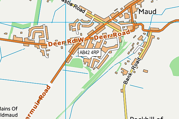 AB42 4RP map - OS VectorMap District (Ordnance Survey)