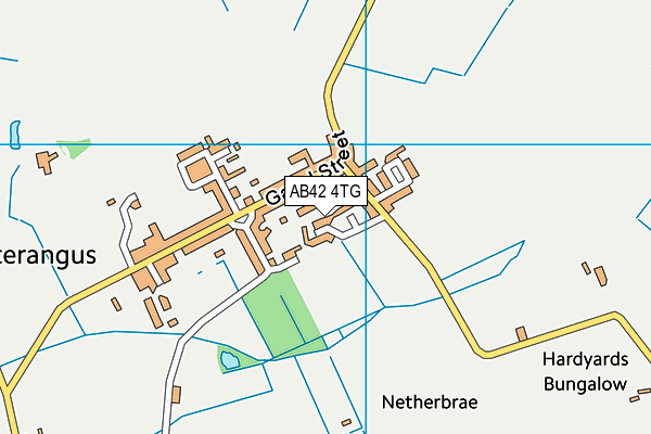 AB42 4TG map - OS VectorMap District (Ordnance Survey)